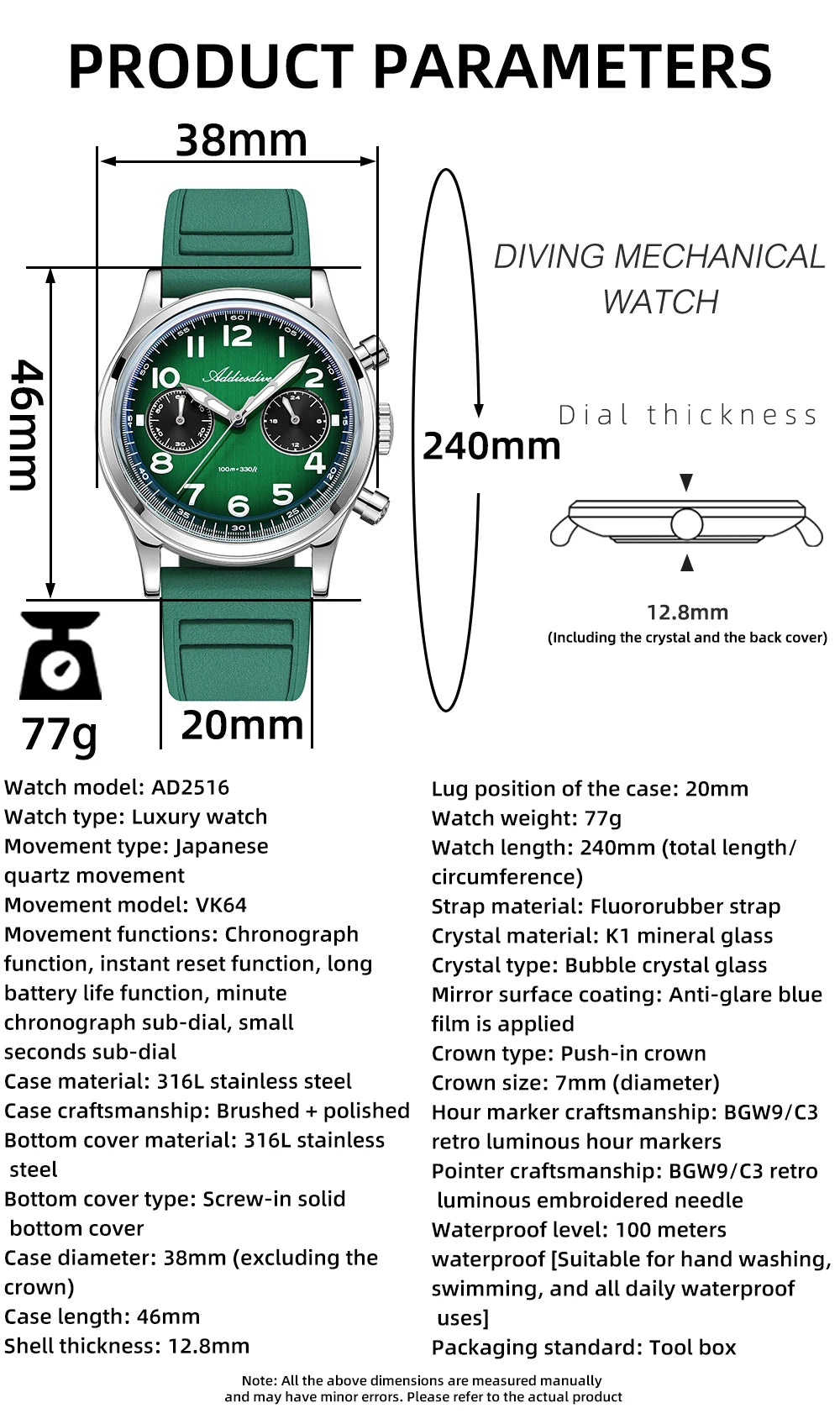 AD2516, Le Chronographe Essentiel