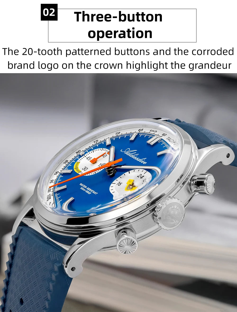 AD2529, Chronographe de Sang-Froid