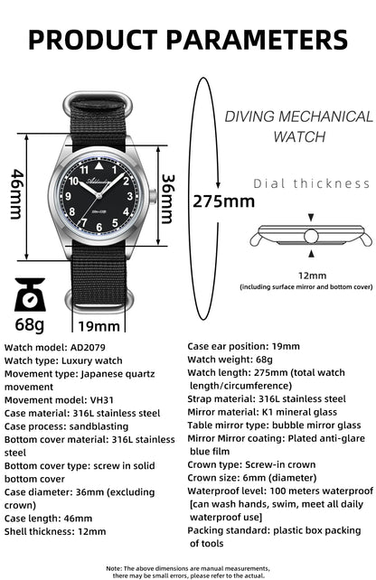 AD2079, l’Élégance Vintage au Format Compact